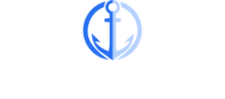 Logo blue bg